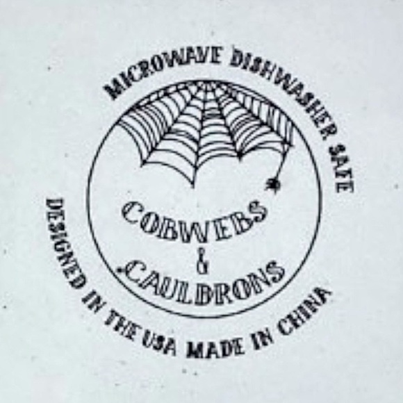 NWT Cobwebs & Cauldrons “Off Duty Witch" Large Stoneware Soup / Mug - Picture 15 of 16